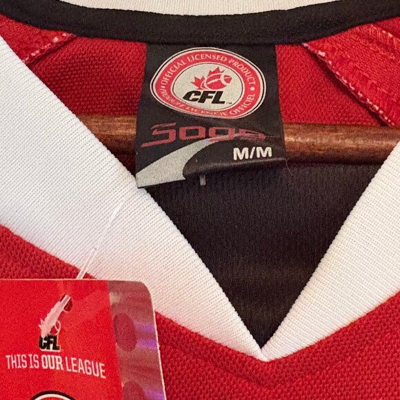 New With Tags (NWT) Ottawa RedBlacks CFL Jersey - Size Medium - Picture 3 of 5